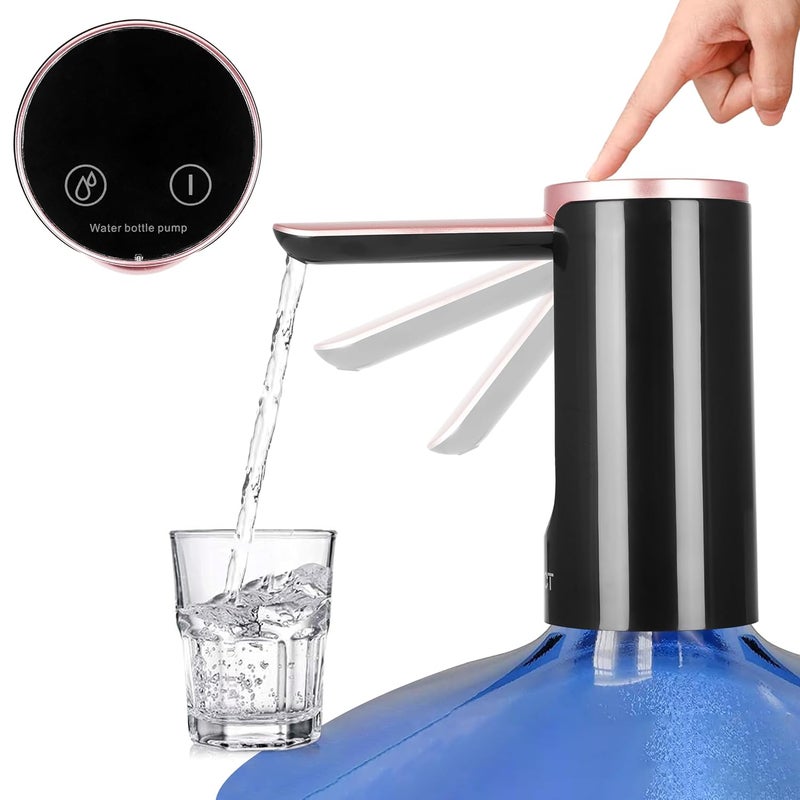 QLECT Automatic Water Dispenser For 20 Litre Bottle – Usb Dc Water Pump With 1200 mAh Rechargeable Battery| Water Pressure Pump for Home Office Travel |Water Dispenser Pump With Display Timer Function - Image 1