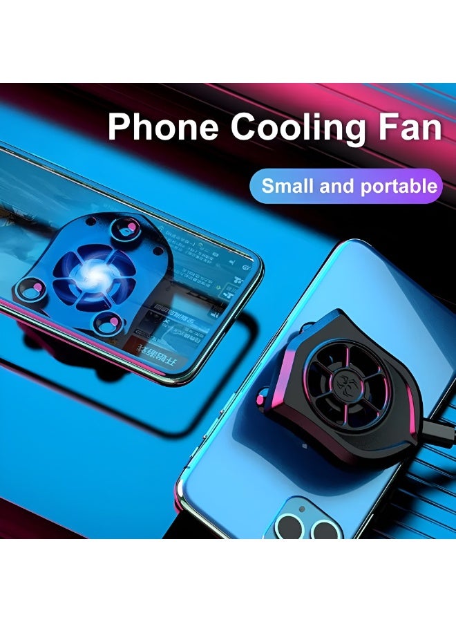P11 Mobile Phone Cooling Fan - USB Powered - Lightweight - Compatible with Most Phones - 5V - Black  - Image 4