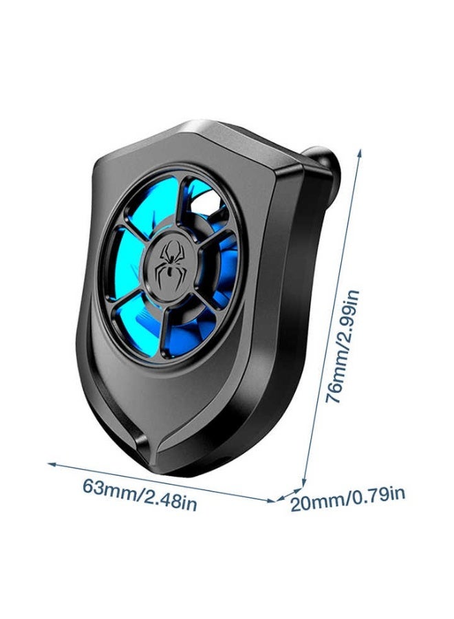 P11 Mobile Phone Cooling Fan - USB Powered - Lightweight - Compatible with Most Phones - 5V - Black  - Image 2