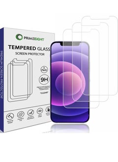 PRIMEEIGHT iPhone 11 /iPhone XR Screen Protector 6.1 Inch Display - Ultra Thin 9H Hardness Tempered GlassiPhone 11 /iPhone XR Pack of 3 - Easy to Install HD Clear Screen Protector 11 / XR