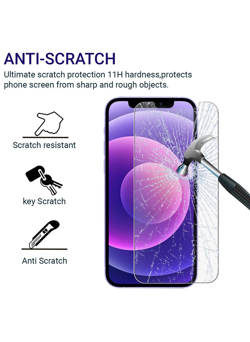 PRIMEEIGHT - PRIMEEIGHT iPhone 11 /iPhone XR Screen Protector 6.1 Inch Display - Ultra Thin 9H Hardness Tempered GlassiPhone 11 /iPhone XR Pack of 3 - Easy to Install HD Clear Screen Protector 11 / XR - Image 1