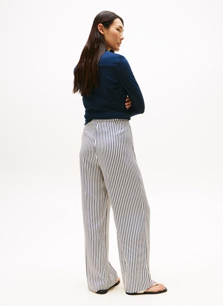 TOMMY HILFIGER VIS TWILL WIDE LEG PANT - Image 2