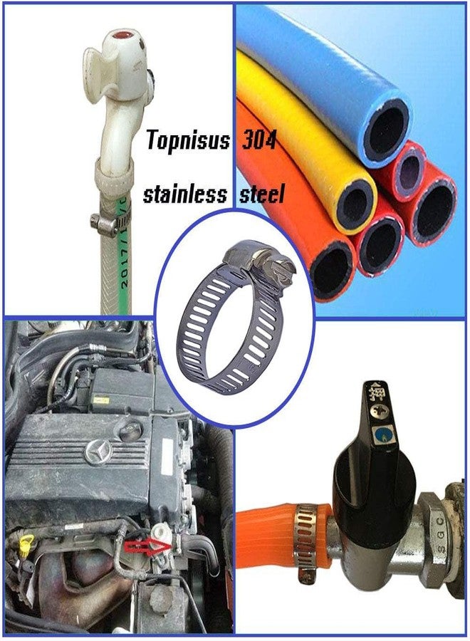 ES EKSAFAR ESEKSAFAR S S Hose Clamp (Hose clamp 1" 10pc with 2in1 Screwdriver 1pc, 1"inch) - Image 3