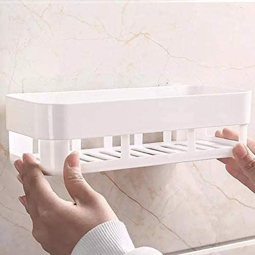 KANDPAND Plastic Kitchen Bathroom Wall Holder Corner Shelf White Colour only Combo of 6 Pieces Plastic Wall Shelf3 Bathroom Shelves 3 Corner Triangle Shelves - Image 4