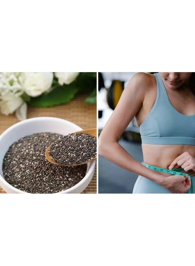 U360 Organic Chia Seeds | Omega 3 and Fibe Seeds for Weight Management | Rich in Calcium, Protein & Fibre U360_Chia-Seeds_E 150g - Image 3