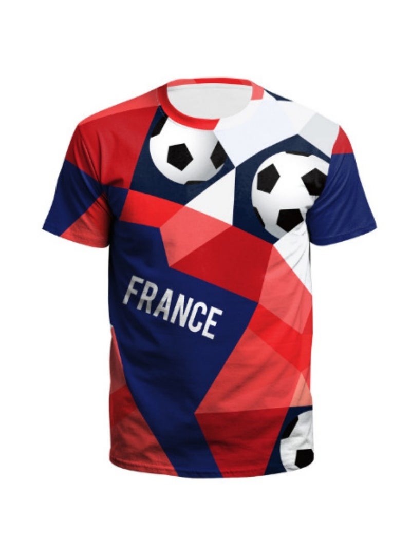 KUYING New Football Jersey Top With Short Sleeves - Image 1