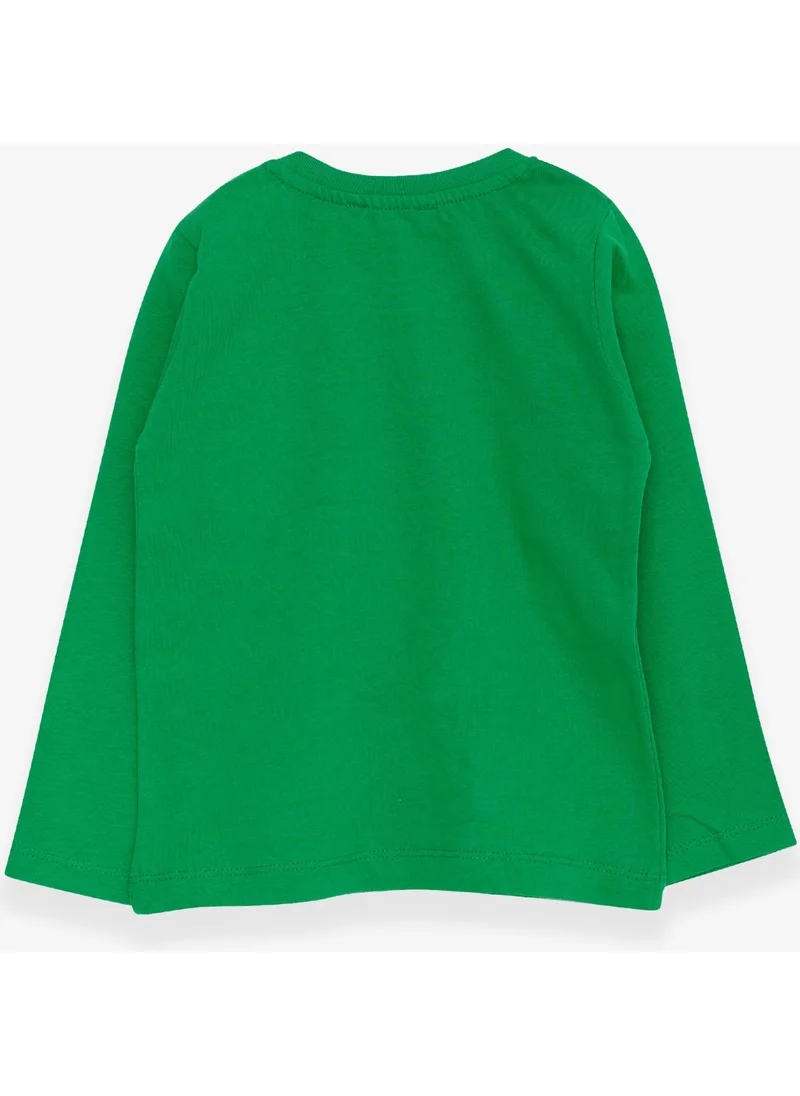Breeze Baby Boy Long Sleeve T-Shirt With Pocket Green (9 Months-3 Years)