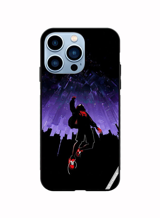 VR CREATIVE Protective Case Cover For Apple iPhone 14 Pro Max Spider-Man In Space Design Multicolour - Image 1