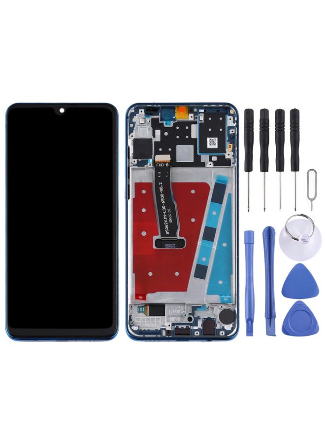 Replacement OEM LCD Screen for Huawei P30 Lite / Nova 4e RAM 6G / High Version Digitizer Full Assembly with Frame Blue - Image 2