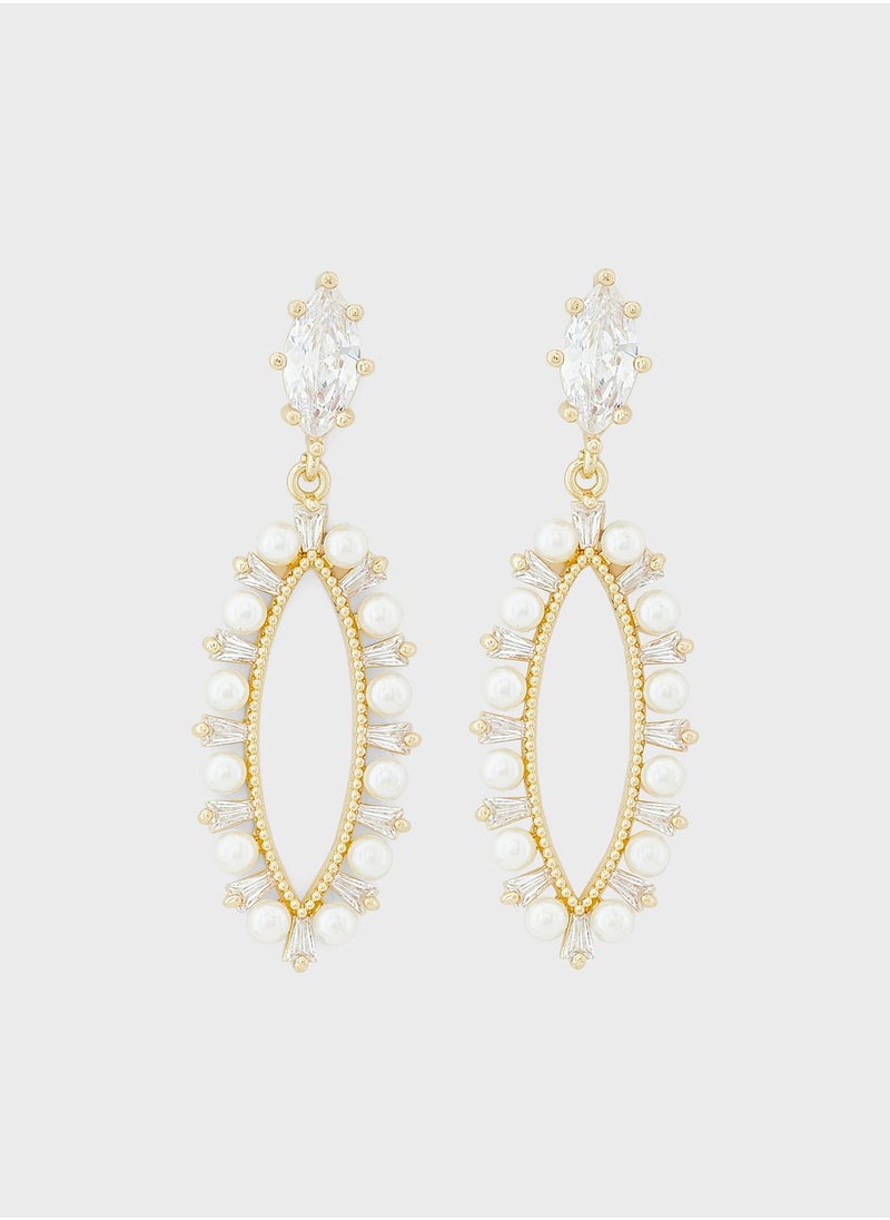 ELLA - Pearl Drop Earrings - Image 1