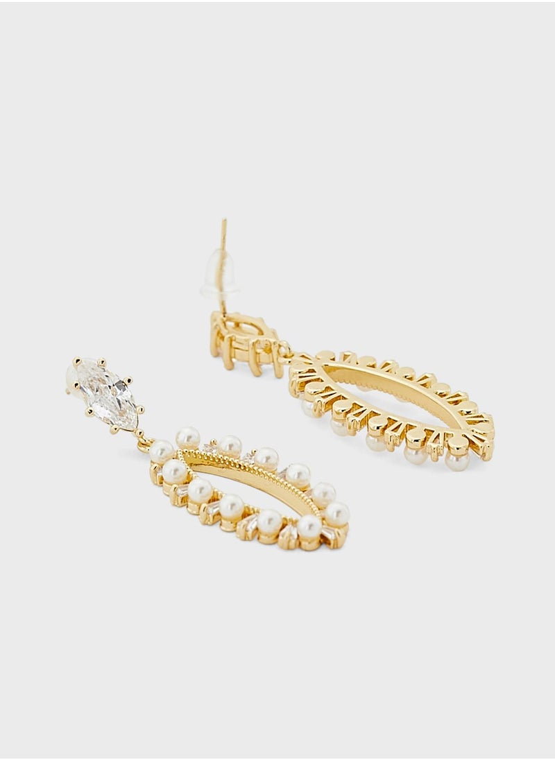 ELLA - Pearl Drop Earrings - Image 1