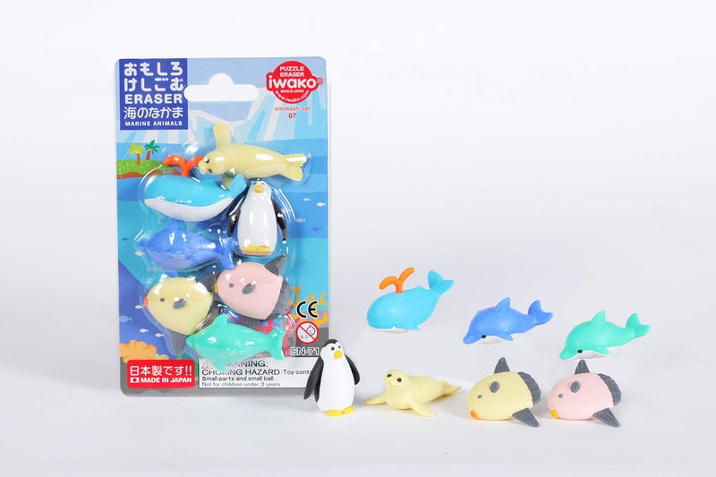 Iwako Japanese Eraser - Sea Life (38339) - Image 1