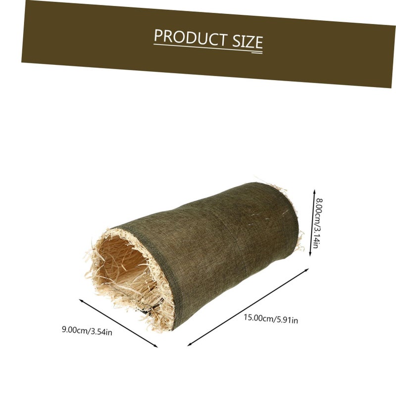 Pet Bunny Tunnel Toy Comfortable Rabbit Nest For Guinea Pigs Chinchillas Hamsters Soft Plush Material Arched Design Indoor Play And Relaxation - Image 3