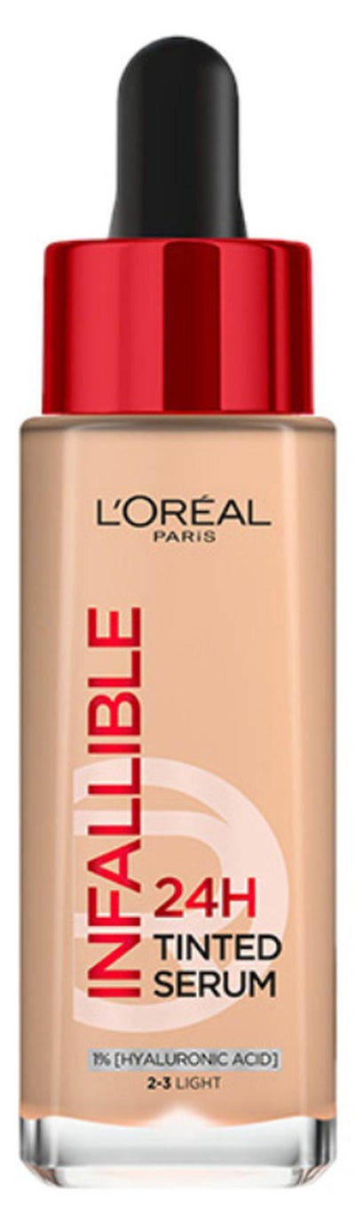 L'OREAL PARIS 24H Infallible Tinted Serum Shade Light 2-3