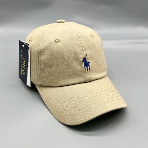 High-Quality RL Ralph Cotton Washed Polo Baseball Cap with Horse Logo  Embroidery