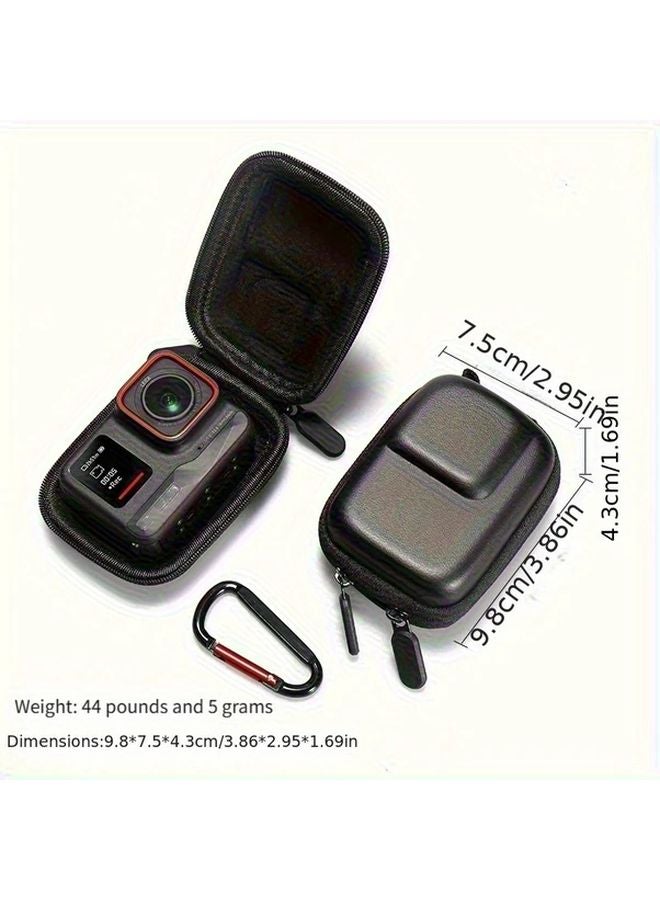 Black Hard Case Travel Storage Box For Insta360 Mini Compatible With DJI Action 5 Pro 3 4 - Image 5