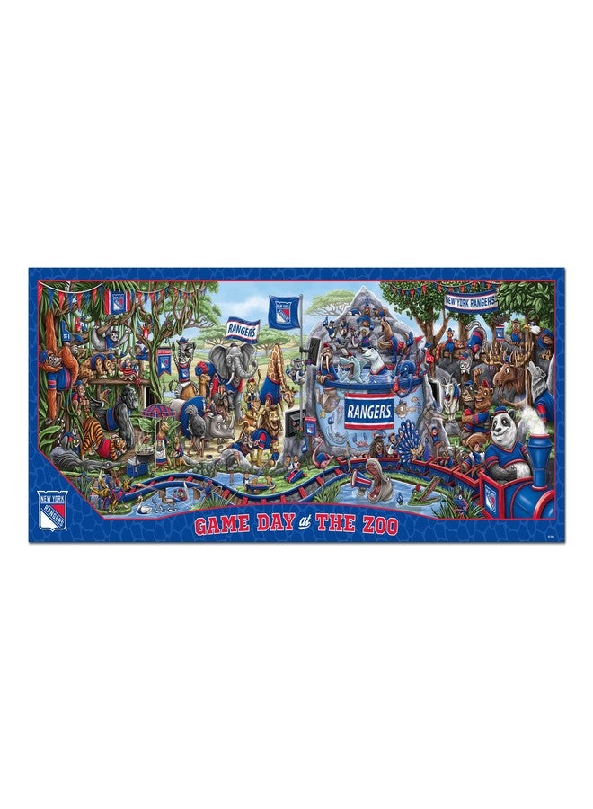 YouTheFan NHL New York Rangers Game Day at The Zoo 500pc Puzzle - Image 4