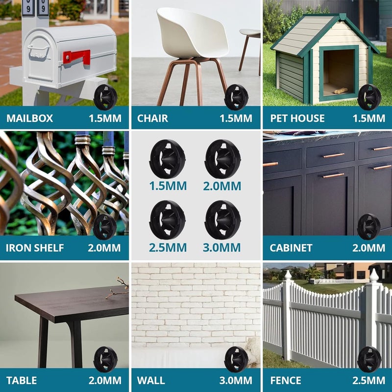 TILSWALL Paint Sprayer, 800W HVLP 1200ML/Min Electric Spray Paint Gun with 2.5M Air Hose, 1300ML Detachable Container, 3 Nozzle Sizes & 3 Patterns, High Power Painter for Furniture, Cabinet, Fence - Image 5
