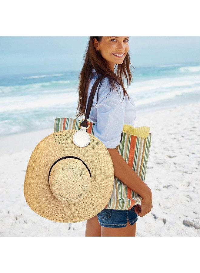 Niveaya Hat Clip for Travel - Magnetic Hat Clip Storage, Travel Hat Hooks, Vacation Beach Cruise Essentials Accessory White - Image 4