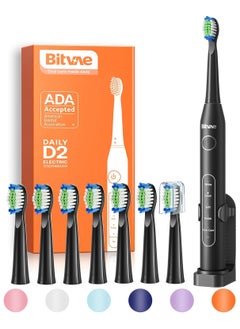 Bitvae Bitvae Electric Toothbrush for Adults - Ultrasonic Electric Toothbrushes with 8 Brush Heads, ADA Accepted Power Rechargeable Toothbrush with 5 Modes, Smart Timer  - Image 1