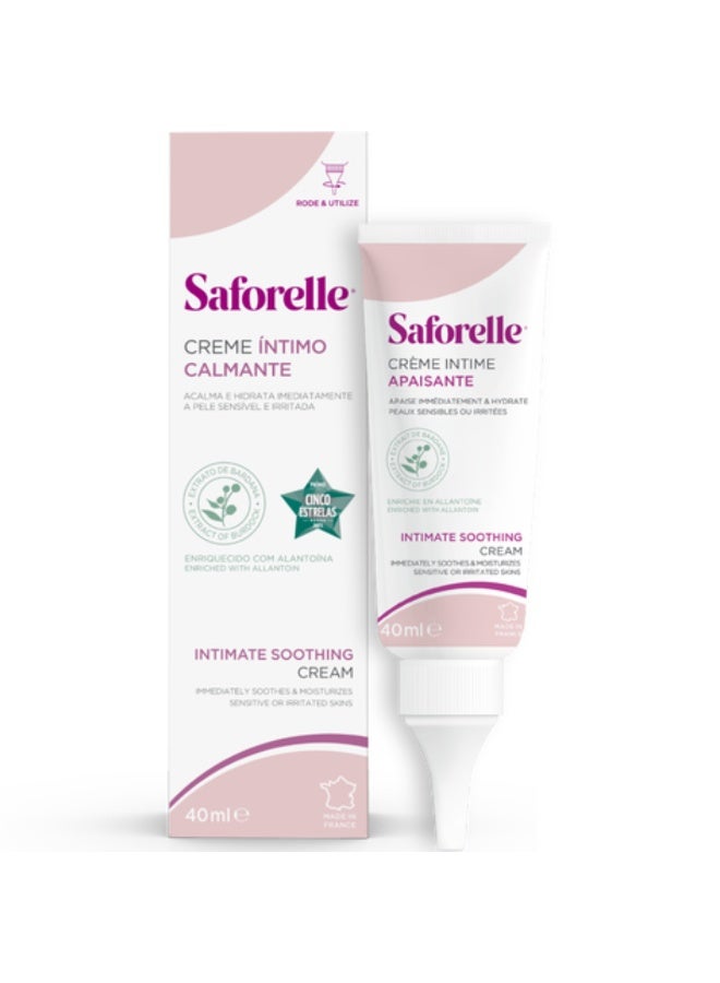 Saforelle Intimate Soothing Cream for Sensitive and Irritated Mucous 40ml - Image 1