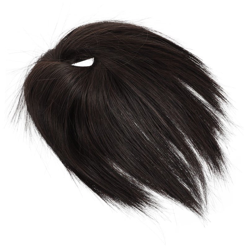 قطعة الشعر كعكة فوضوية حزمة من 2، امتداد شعر كعكة سهل للارتداء اليومي والحفلات - Image 4