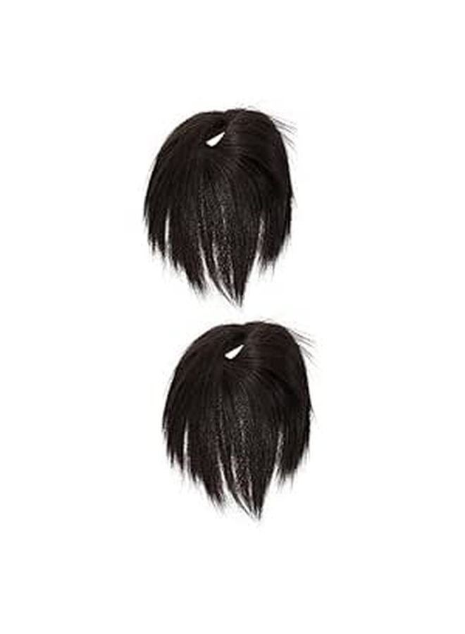 قطعة الشعر كعكة فوضوية حزمة من 2، امتداد شعر كعكة سهل للارتداء اليومي والحفلات - Image 1
