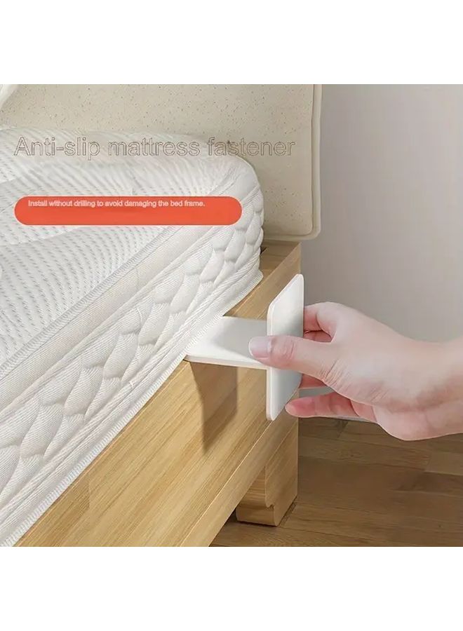Non Slip Buckle Mattress Fasteners PP Material No Drilling Required Easy Installation - Image 1