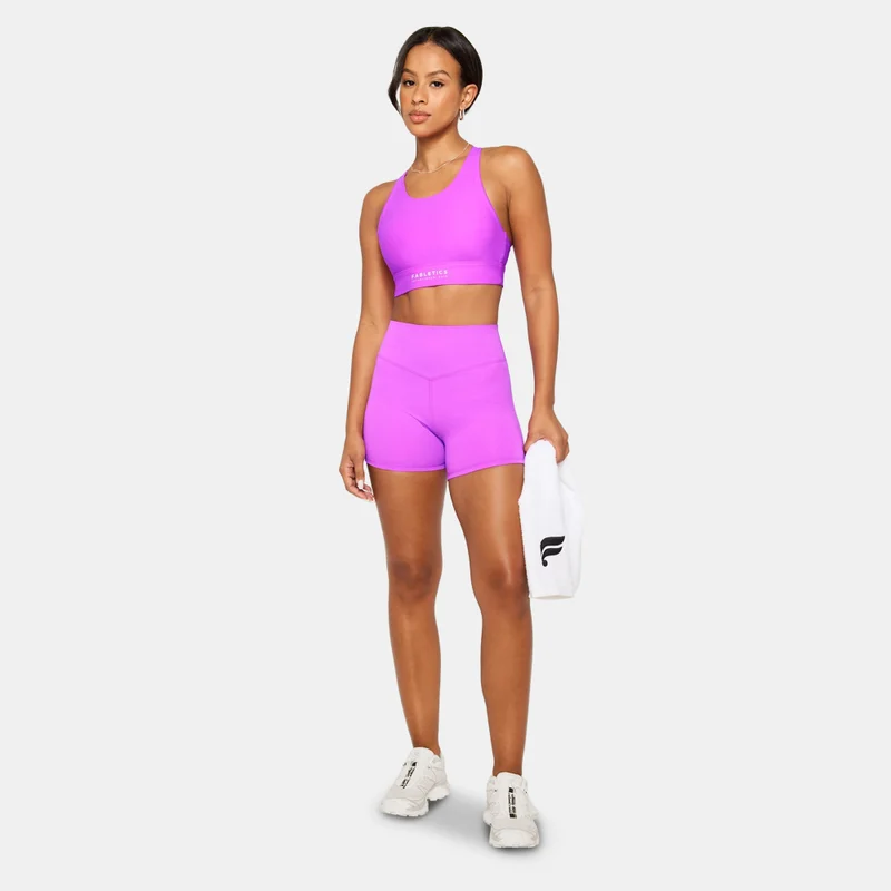 Fabletics Pink Women's No-Bounce High-Support Training Sports Bra for Women | Best Price UAE