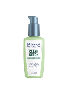 Biore Sensitive Skin Face Moisturizer, Hydrating Moisturizer, Fragrance Free Moisturizer, Clean Detox Daily Face Moisturizer 3.4 Oz  - Image 1