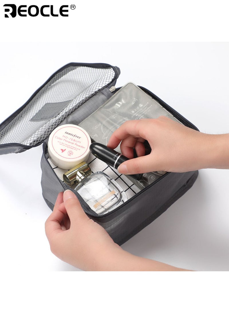 REOCLE 6pcs Travel Luggage Storage Bags Versatile Lightweight Dustproof Organizer Pouch for Makeup and Essentials Multifunctional Simple Duffel Bag Set - Image 5