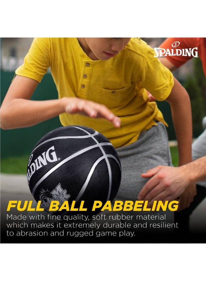 SPALDING SPALDING SLAMDUNK-BLK-5 Basketball - Size: 5  (Kids, Pack of 1) - Image 4