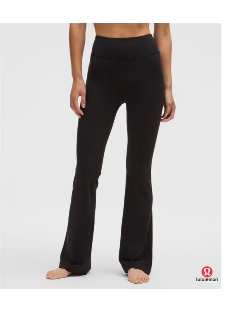 لولوليمون lululemon Groove النساء عالية الخصر فلير بنطلون نشط-نسيج دافئ معزول ، مناسب لليوغا ، والتمرين واللباس العادي ، والراحة الممتازة والأسلوب - Image 2