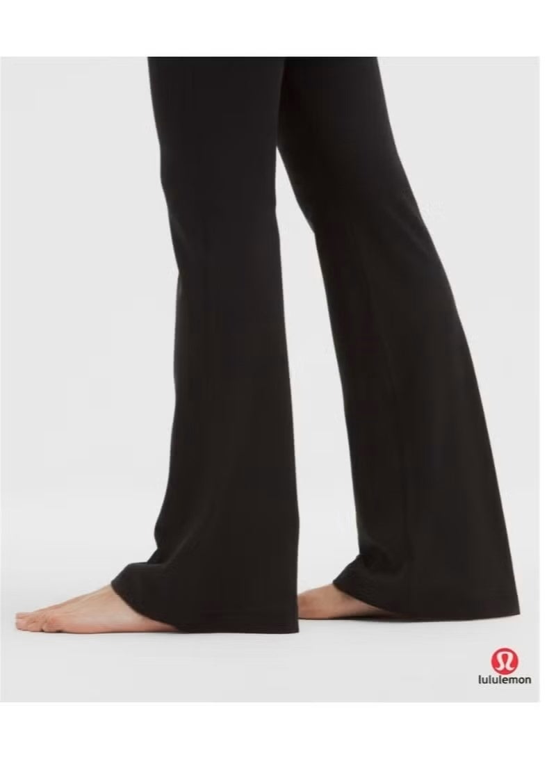 لولوليمون lululemon Groove النساء عالية الخصر فلير بنطلون نشط-نسيج دافئ معزول ، مناسب لليوغا ، والتمرين واللباس العادي ، والراحة الممتازة والأسلوب - Image 5