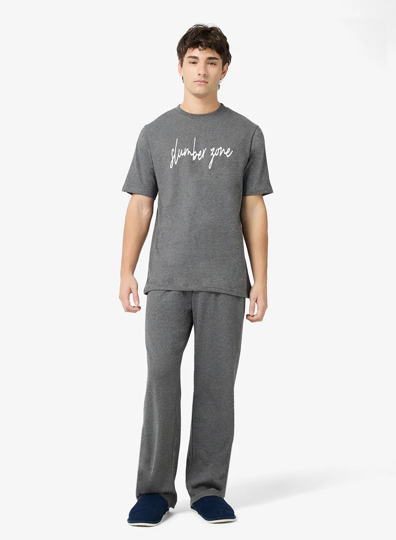 Seventy Five  Nightwear T-Shirt and Pant Set for Men | Best Price UAE