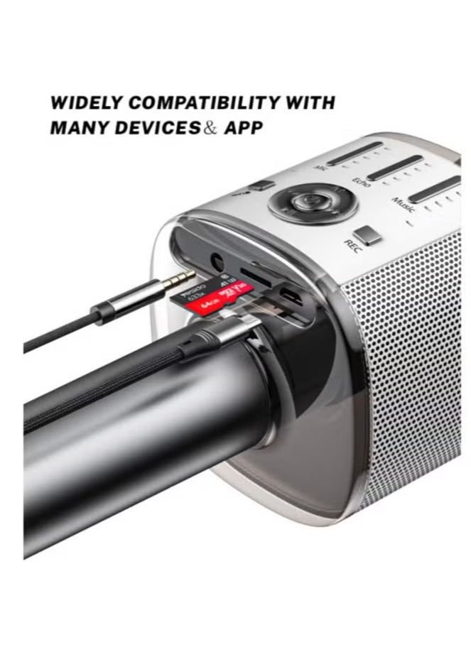 Yesido - KR10 Karaoke System Design Portable Wireless Speaker & Microphone – Bluetooth, Wireless, High-Quality Sound, Ideal for Music and Singing, Perfect for Parties, Events, and Home Use - Image 1