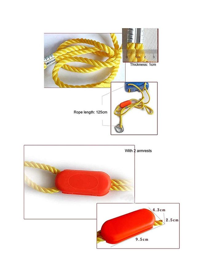 وينج حزمة مقعد أرجوحة مع حبل للحديقة - Image 2