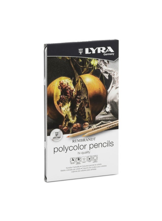 Lyra Rembrandt Aquarell Pencils Set - Assorted Greys, Set Of 12