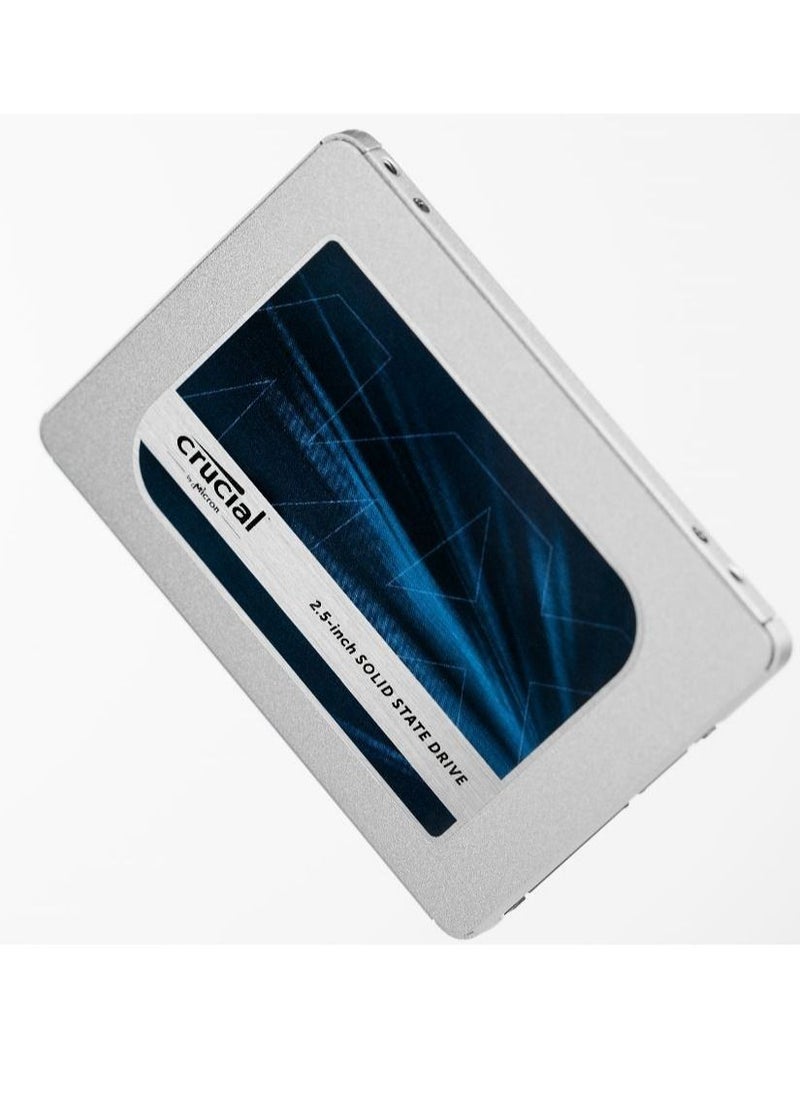 crucial - Crucial CT500MX500SSD1 MX500 500GB 3D NAND SATA 2.5 Inch Internal SSD - Metal 2.5 Inch - Image 1