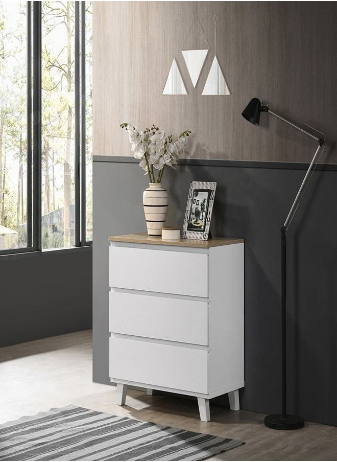 Home Box Kulltorp Plus Chest Of 3-Drawers With Legs 40x74.1x70 cm  - Image 1