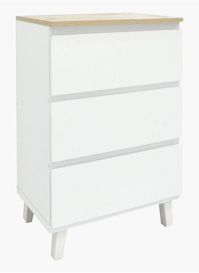 Home Box Kulltorp Plus Chest Of 3-Drawers With Legs 40x74.1x70 cm  - Image 3