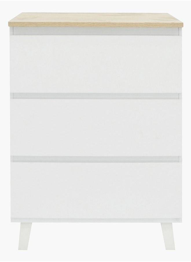 Home Box Kulltorp Plus Chest Of 3-Drawers With Legs 40x74.1x70 cm  - Image 2