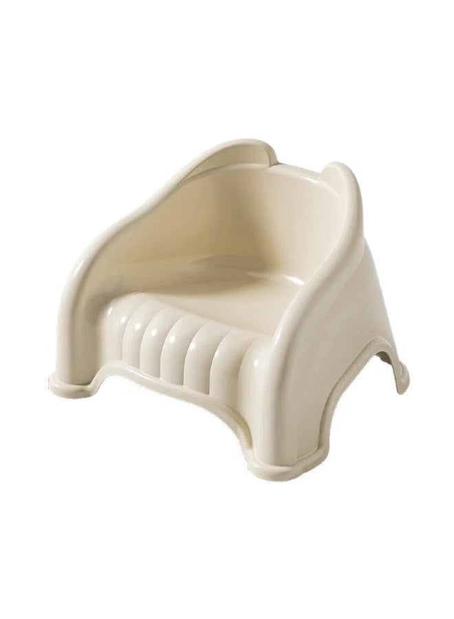 Tanwer Household children's plastic stool with anti slip and stable backrest, learning seat  white - Image 3