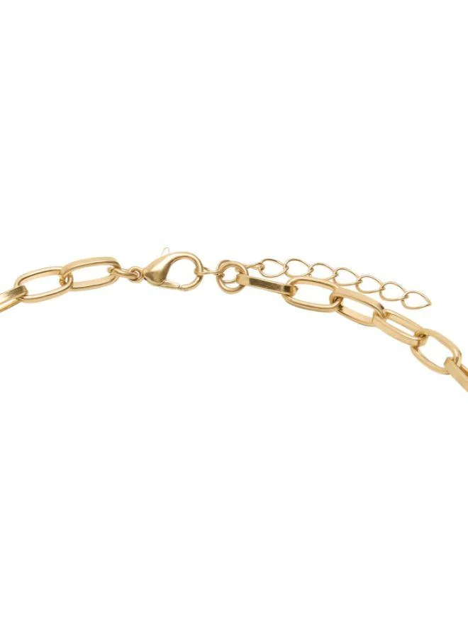 Parfois White Long Necklace Of Links With Fish And Spheres for Women | Best Price UAE