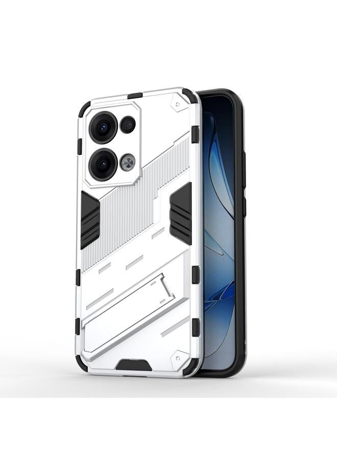 S-TOP Case For OPPO Reno13 5G Global Punk Armor 2 in 1 PC + TPU Phone Case with Holder - Image 1