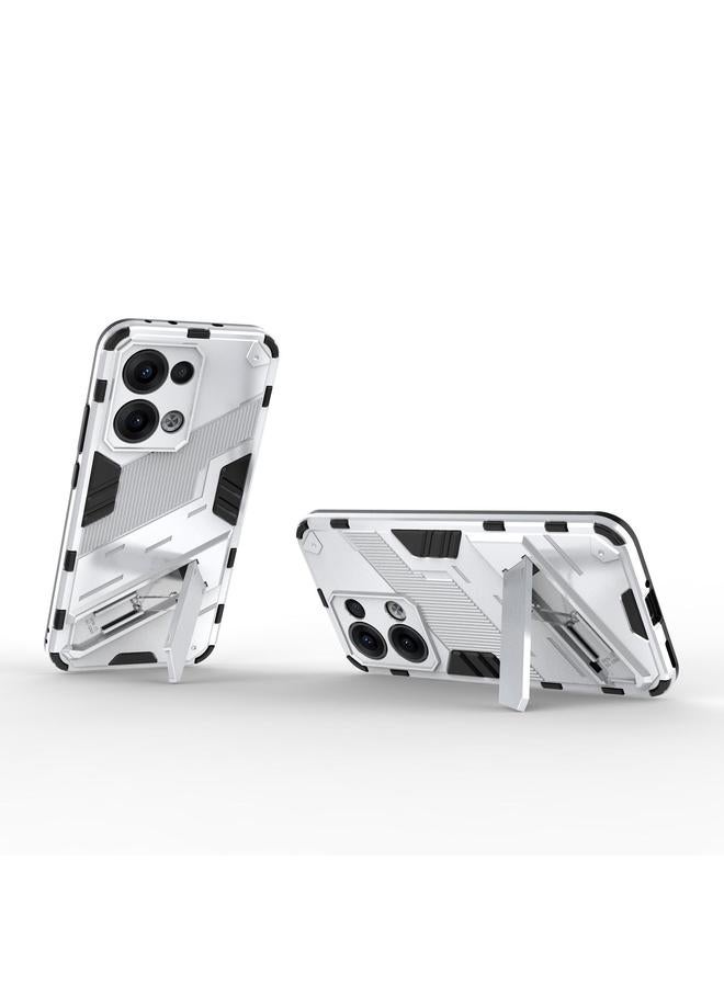 S-TOP Case For OPPO Reno13 5G Global Punk Armor 2 in 1 PC + TPU Phone Case with Holder - Image 4