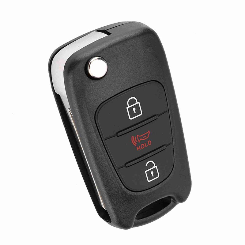 3 Button Car Remote Flip Key Fob Case Protective Cover Shell Fit for KIA Soul 2012 2013 - Image 3