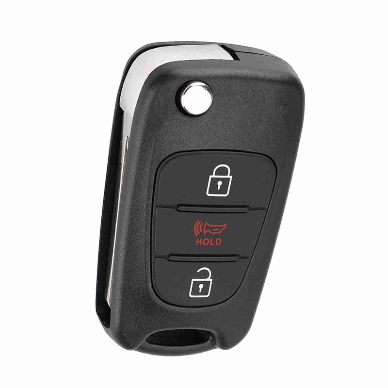 3 Button Car Remote Flip Key Fob Case Protective Cover Shell Fit for KIA Soul 2012 2013 - Image 4
