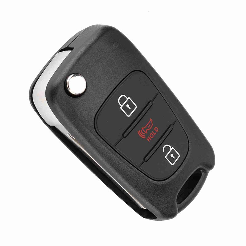 3 Button Car Remote Flip Key Fob Case Protective Cover Shell Fit for KIA Soul 2012 2013 - Image 5