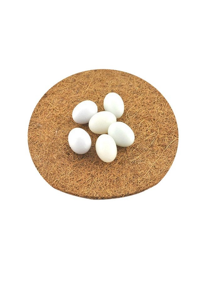 Ecjiuyi Ecjiuyi 10Pcs Pigeon Nest Pads,Racing Pigeon Supplies,Coconut Fiber Bird Breeding Egg Nests Mat for Finch Chicken  - Image 3